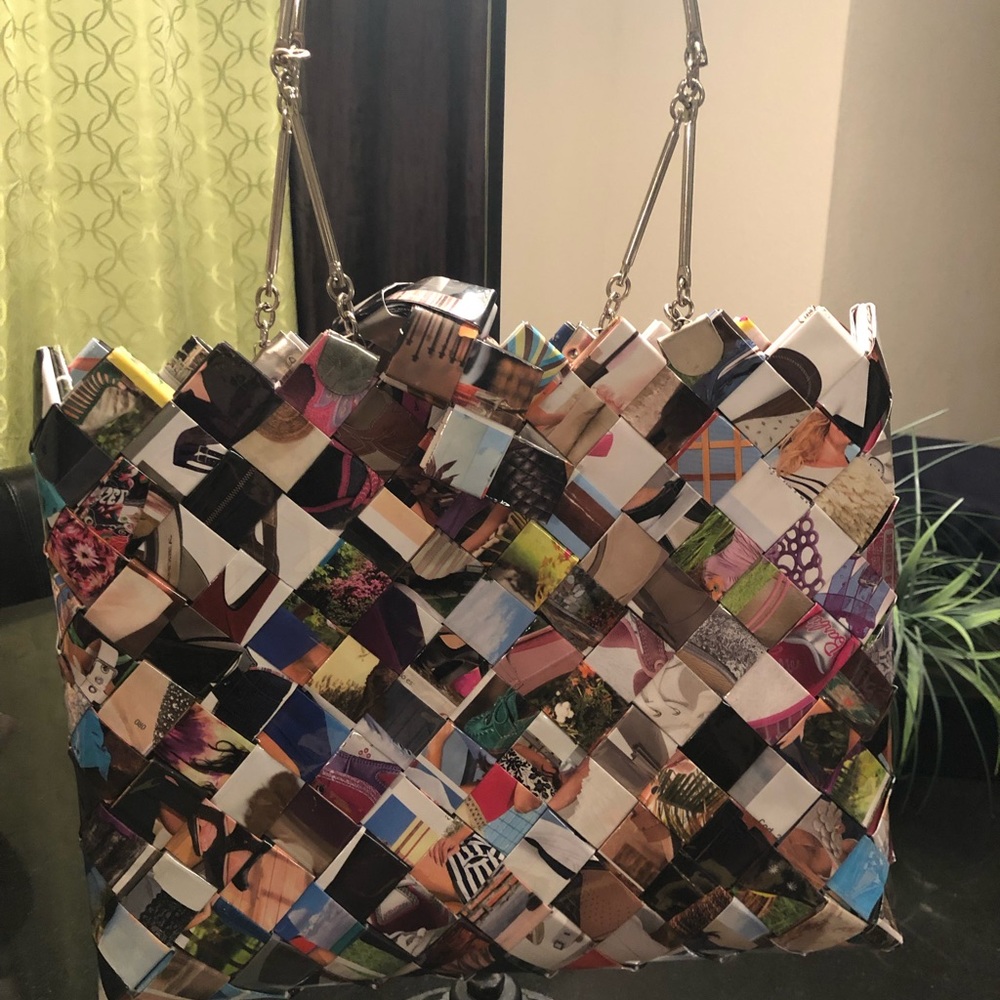 Handmade Colorful medium size bag